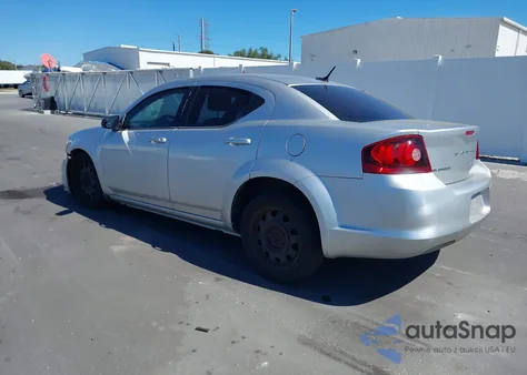 2011 Dodge Avenger Express из США, поврежденный, VIN 1B3BD4FB8BN523335